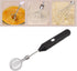Electric Handheld Egg Beater, Round Head Milk Frother, Battery Powered Whisk for Home Kitchen, Restaurants (Black)