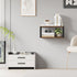 Floating Nightstand, Wood Bedside Shelf Wall Mounted Nightstand, Floating Bedside Table Wall Shelf for Bedroom, Living