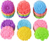 Reusable Silicone Baking Cups, 2 Inch Mini Size Multi Flower Shapes Muffin Liners, Pack of 36, Multicolor