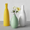 Ceramic Flower Vase Set, Modern Farmhouse Decorative Vases for Dining Room,Bookshelf Office