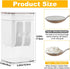Trasylph 1100ML Yogurt Strainer,Yogurts-Filter Milk Strainer with Fine Mesh Bag,Lid And Scale Mark, for Making Thick