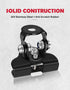 Led Hood Light Mounts - Universal Light Bar Mounting Brackets, Black Stainless Steel Clamp