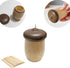 Cute Mushroom Toothpicks Holder with 390 Pcs Toothpicks, Cactus Toothpick Dispenser for Home Kitchen Decor