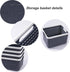 Plastic Storage Bin Baskets - Small Pink Toilet Paper Basket for Bathroom, Organizer Shower Caddy with Handles (2 Pack)