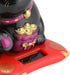 Lucky Beckoning Cat, Solar Powered Waving Wealth Cat, Feng Shui Decor, 3" Tall, Black