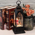 Eldnacele 12” Christmas Snow Globe Lantern with Snowman, Music & Timer, USB/Battery Operated Lighted Glittering Lantern