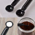Espresso Machine Cleaning Brush Tool - CAFEMASY Pack of 2pcs Grouphead Coffee Cleaning Brush with Spoon