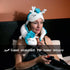 Anime Dragon U-Shape Neck Pillow with Cute Plush Toy and Sleep Mask, Perfect for Travel, Christmas, Birthday Gift