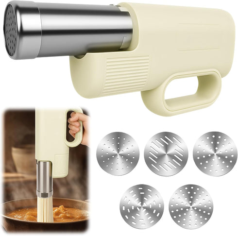 5 In 1 Automatic Electric Pasta Maker - Handheld Pasta Maker Machine
