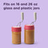 Chef'n Peanut Butter Stirrer - Perfect for Mason & Peanut Butter Jars, Red/Stainless