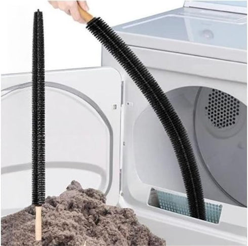 Clothes Dryer Lint Vent Trap Cleaner Brush for Gas and Electric Fire Prevention (29.5 inch)