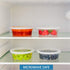 TashiBox 8 oz Plastic Food Storage Containers, 50 Sets with Lids, Airtight, BPA Free, Microwave/Dishwasher Safe