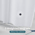 Titanker White Shower Curtain Liner - 72 x 84 Extra Long Plastic Washable Shower Liner PEVA Shower Curtains for