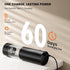 Gaivis Set Gifts(2 Pack,Black/Black) Electric Salt and Pepper Grinder - Rechargeable Automatic Salt and Pepper Shakers