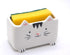 MONMOB Cat Sponge Holder Ceramic Cat Soap Holder Cute Cat Decor Kitchen Accessories Cat Home Decor Ceramic Kitchen