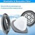 4 Pack Vacuum Filters for Bissell 2033, 20331, 20333, 20334, 20336, 20339, 2033M Featherweight Stick Vacuum Cleaner