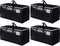 Extra Large Moving Boxes, Moving Bags with Zipper, 93L 4 Pack for Space Saving Storage and Travel