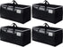 Extra Large Moving Boxes, Moving Bags with Zipper, 93L 4 Pack for Space Saving Storage and Travel