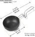 Scratch Resistant Coating - Mini Tadka Pan for Eggs, Spices, Melting Butter - and more Tadka Pan,Large Tadka Pan for saag, dal, kadhi, dhokla (4 Inch Diameter) by KSJONE