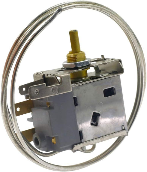 2Pcs Universal Fridge Freezer Thermostat WPF24-L, Temperature Control 250V/5(4) A 125V/8(6) A