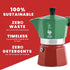 3 (4.3 Oz 130 Ml), Bialetti - Moka Express Italia Collection: Iconic Stovetop Espresso Maker, Makes Real Italian