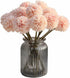 Artificial Chrysanthemum Ball Flowers Bouquet 10pcs Champagne for Home Office Parties and Wedding