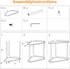 Counter Countertop,Countertop FLE Corner Bathroom Organizer, Bathroom Organizer Storage Shelf for Bath