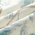 VOGOL Blue Spring Flower Window Valance, Country Style Faux Linen Decorative Topper for Kitchen, 52 x 18 Inches, 1 Panel