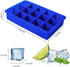 Ozera 2 Pack Silicone Ice Cube Tray, Easy Release Molds for Whiskey, Cocktail, Chocolate