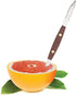 HIC Kitchen Squirt Free Serrated Twin-Blade Grapefruit Sectioning Knife, Stainless Steel Blades, Set of 2