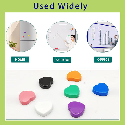 10 Pcs Fridge Magnets, Small Strong Heavy Duty Magnets for Whiteboard, Colorful Mini Cute Magnets for Kitchen Office