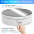 Foleto 360 Degree Motorized Rotating Display Stand, 5.4 Inch Turntable for Photography Products, USB Power Cable