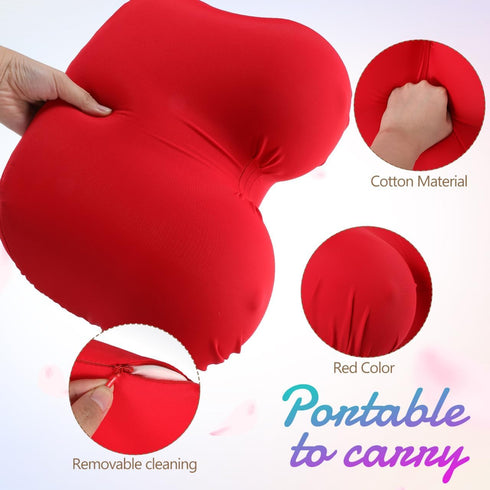 3D FOMIYES Boobs Breasts Pillow Cushion, Boobs Soft Memory Foam Sleep Pillow for Neck Shoulder Funny Chest Gifts
