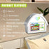 Sinoviwe 4.3'' Countdown Kids Alarm Clock with HD Digital Screen, Calendar Ambient Lighting White Noise Remote Control