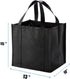 NERUB 10 Pack 40 lbs Reusable Reinforced Handle Grocery Bags - Heavy Duty Large Shopping Totes with Thick Plastic