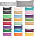 EVOLIVE Ultra Soft Body Pillow Cover, 21"x54" with Hidden Zipper Closure in Navy