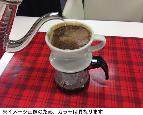Kalita #01005 Kalita Ceramic Coffee Dripper, For 1-2 People, Black by Kalita