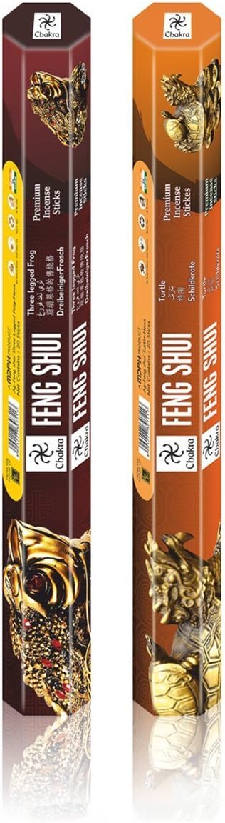 Fengshui Premium Natural Incense Sticks, 20 Sticks Per Box for Home or Workplace, Alluring Aroma Sticks