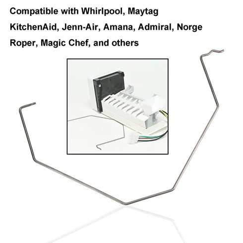 67004028 Durable Refrigerator Ice Maker Shutoff Arm Compatible with Whirlpool Amana, Replaces WP67004028
