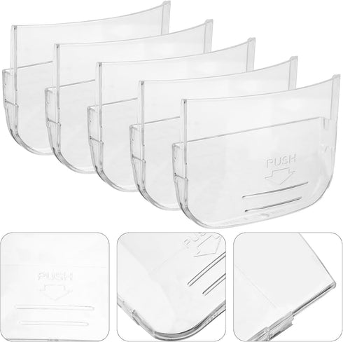 5pcs Clear Drinking Glasses, Plastic Rice Cooker Water Box, Transparency Condensation Collector Accessories