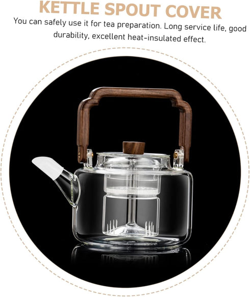 2pcs Teapot Spout Cover Dispensers, Anti-leak Teapot Supplies for Bathroom Decorations