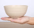 LuckyZone Unbreakable 24 oz Cereal Bowls, Reusable Wheat Straw Bowl Set of 4, Dishwasher & Microwave Safe