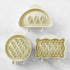 Dough Presser Pocket Pie Molds, 3-Piece Hand Pie Molds for Apple, Pumpkin, Acorn Shapes