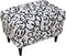 Eco-Ancheng Chair Cover Stretch Ottoman Cover Rectangular Storage Ottoman Slipcover Footrest Stool