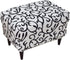Eco-Ancheng Chair Cover Stretch Ottoman Cover Rectangular Storage Ottoman Slipcover Footrest Stool