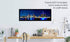 PHOTOSBYJON Detroit Skyline UNFRAMED Photo Print, Night Color City Downtown, 11.75 x 36 inches