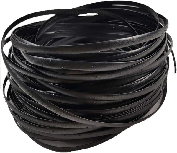 ODSK Woven Rattan, Plastic PE Wicker Repair Material for Garden Chair Black Table