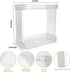Acrylic 2 Tier Bathroom Counter Organizer - Clear Makeup Organizer Shelf for Kitchen Sink Storage