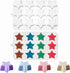 Star Chocolate Mold 2 Pack, Candy Silicone Molds, Star Shape Gummy Molds, Jello Molds, Cookie Molds for Baking (2pcs)