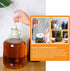 FastRack 1 gal Jug with Twin Bubble Airlock, Polyseal Lid, #6.5 Drilled Stopper